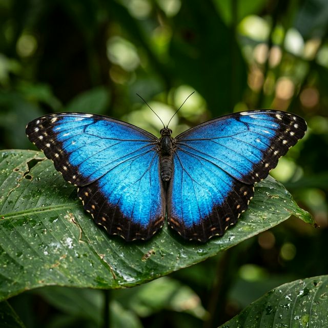 Morpho Open Wings