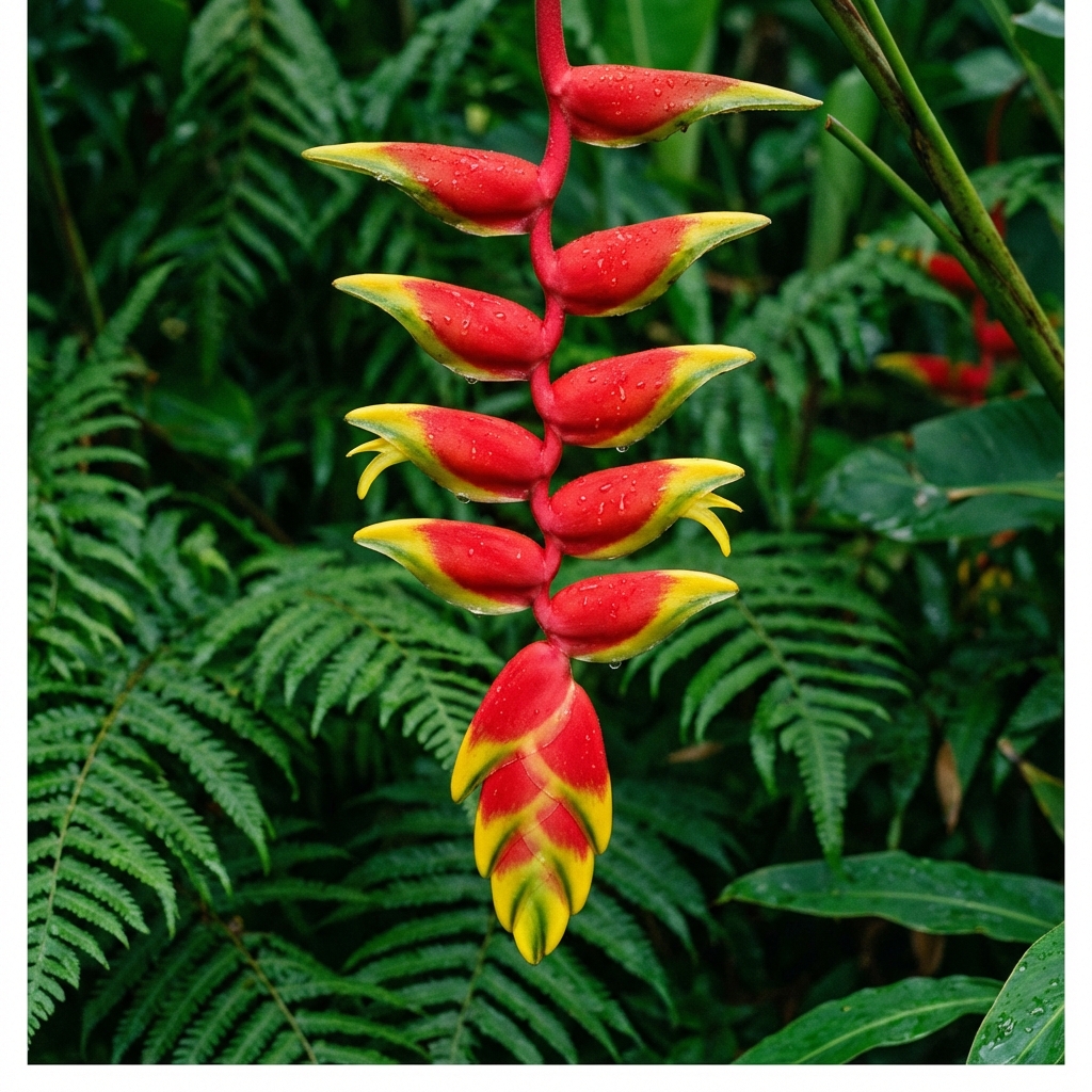 Tropical Heliconia